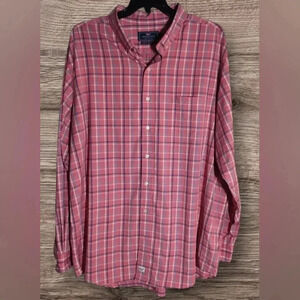 Vineyard Vines Men’s Performance Classic Fit Murray Button Up Shirt - Size 2XL